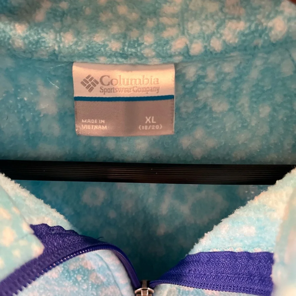 Youth girls X-Large (18/20) Columbia fleece jacket